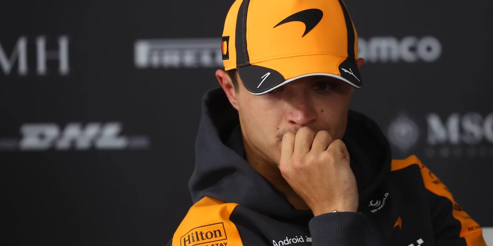 F-1 pašreizējais pasaules čempions Lando Noriss.