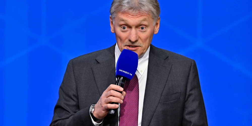 Krievijas diktatora Vladimira Putina runasvīrs Dmitrijs Peskovs