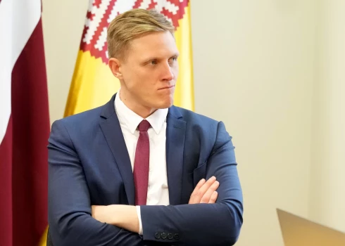 Депутат Сейма от Национального объединения Янис Домбрава.