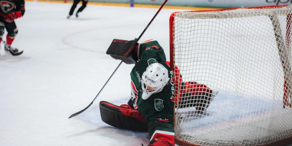 Liepājas hokejisti OHL mačā izcīna uzvaru.