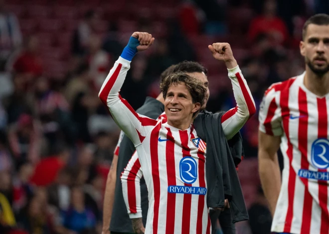 Madrides "Atletico" sagrauj beļģus un turpina cīņu par titulu