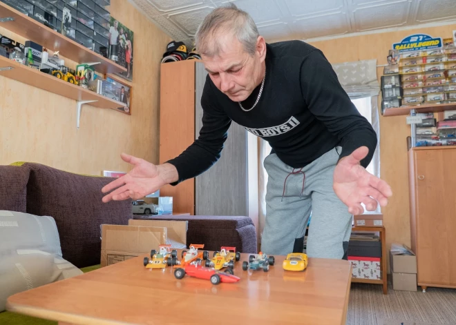 Житель Кулдиги Руслан Финогенов — поклонник ралли и коллекционер моделей автомобилей с солидным стажем.