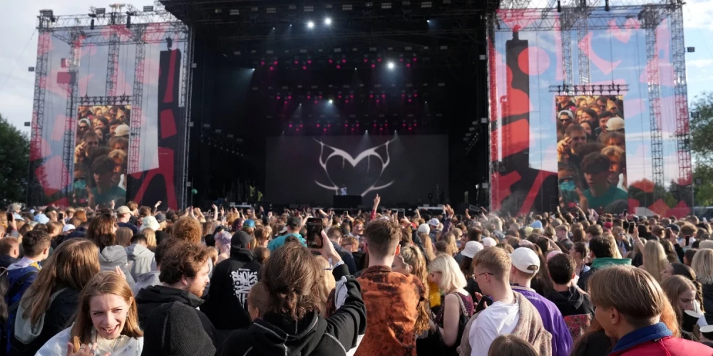 Festivāls "Positivus" Lucavsalā. 