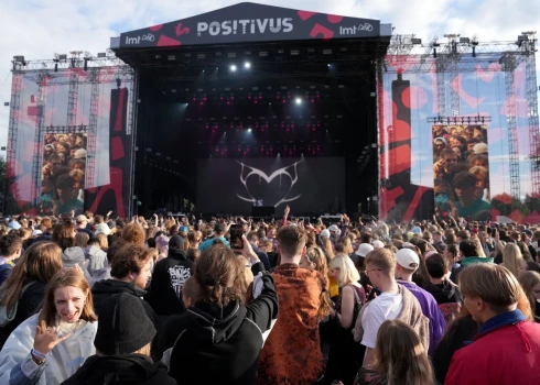 Festivāls "Positivus" Lucavsalā. 