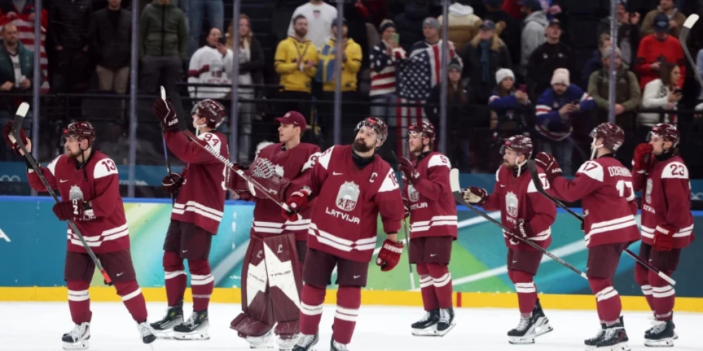Latvijas hokejisti nesen olimpiskajās spēlēs ieguva desmito vietu.