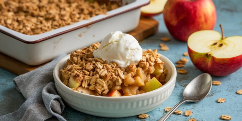 Ābolu un auzu pārslu našķis