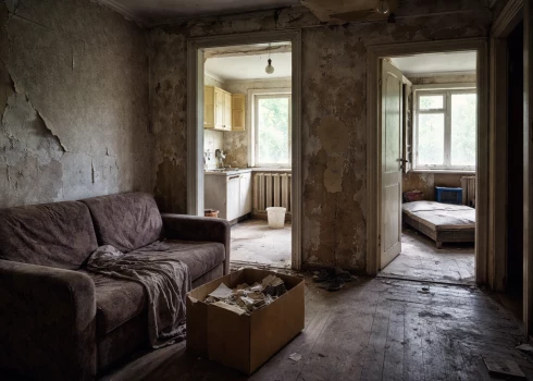 Жилье есть, но без ремонта никто не въезжает.