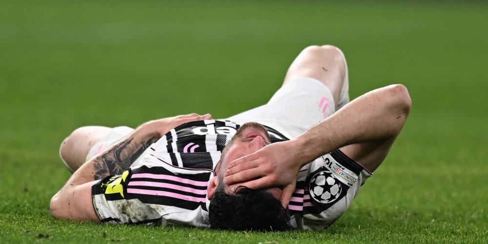 10 spēlētāju "Juventus" pietrūka spēka pagarinājumā, un sāpīga izstāšanās no Čempionu līgas