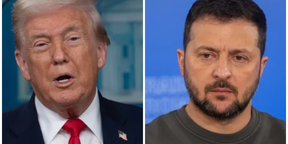 Saskaņā ar avotu teikto saruna starp ASV prezidentu Donaldu Trampu un Ukrainas prezidentu Volodimiru Zelenski bijusi draudzīga un pozitīva.