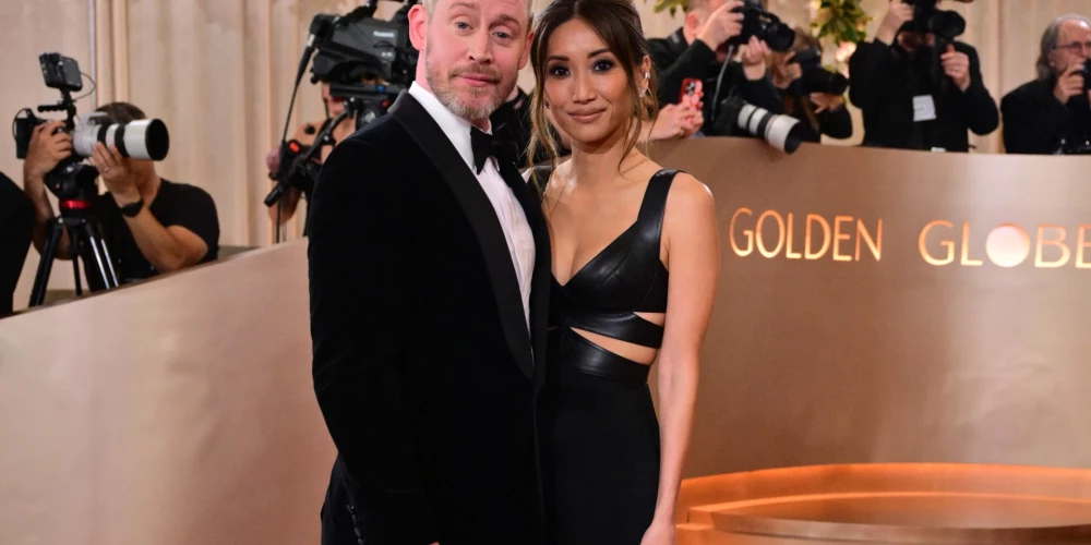 Aktieris Makolijs Kalkins un aktrise Brenda Songa.