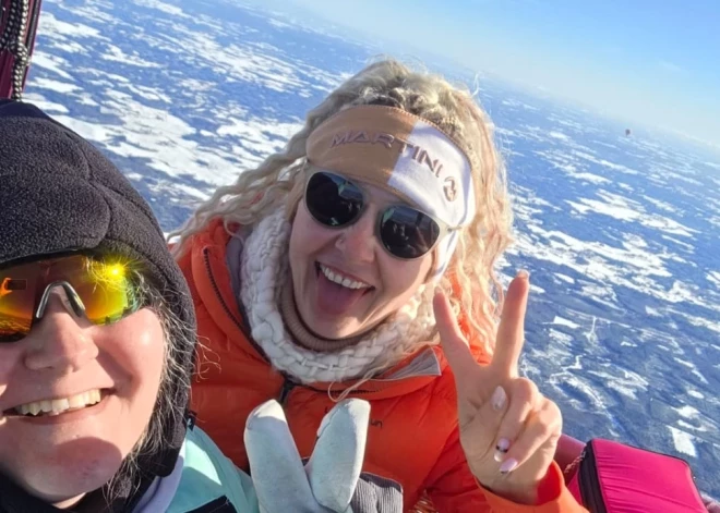 Gaisa balonu pilotu duo izdevies uzstādīt pirmos Latvijas gaisa balonu rekordus.