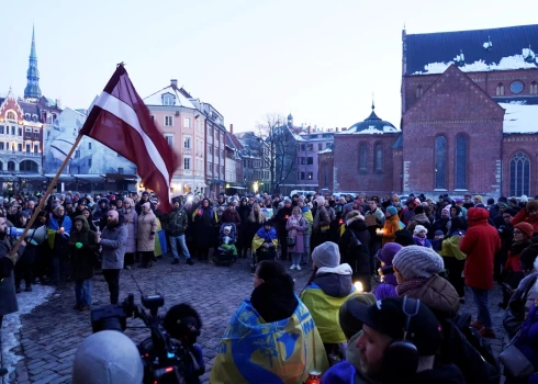 Piemiņas un atbalsta akcija "Gaismas ceļš Ukrainai".