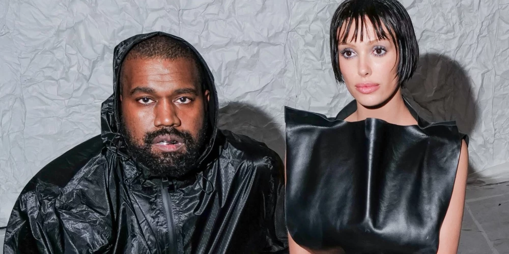 Kanje Vests ar sievu Bjanku Censori.