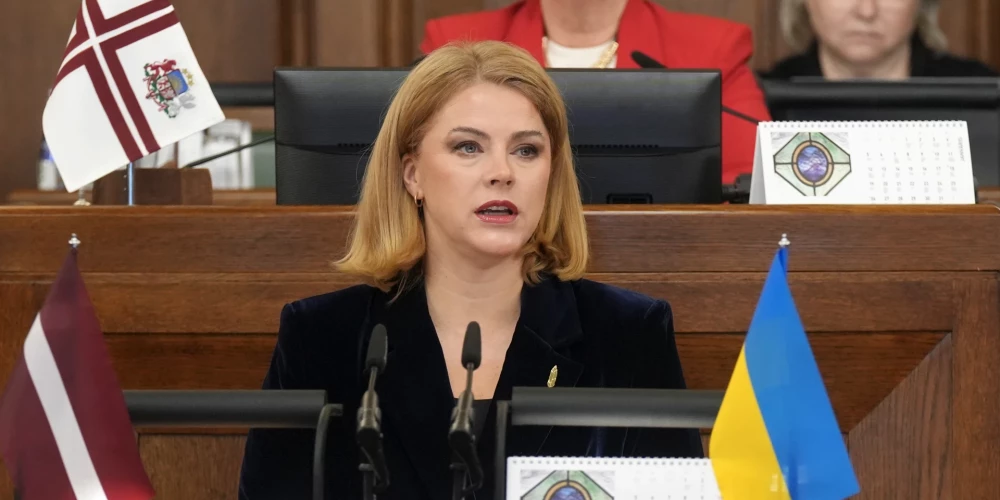 Ministru prezidente Evika Siliņa. 