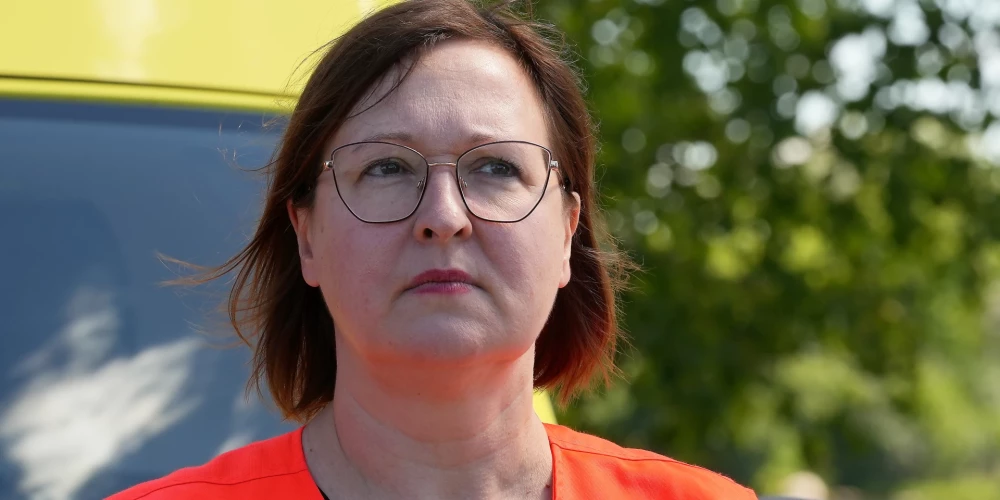 Директор Службы неотложной медицинской помощи Лиене Ципуле.