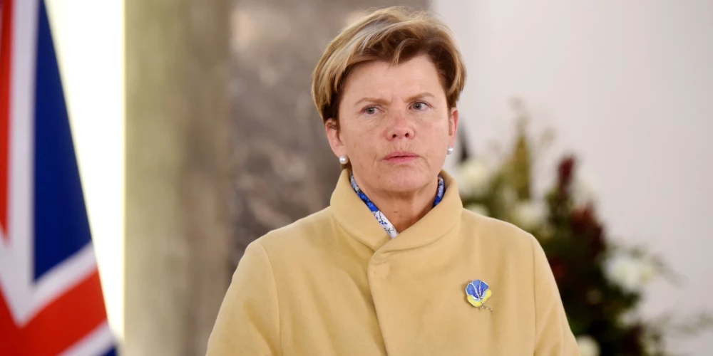 Latvijas ārlietu ministre Baiba Braže.