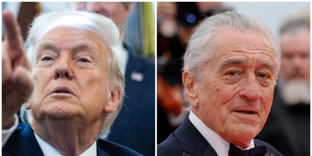 ASV prezidents Donalds Tramps aicina Robertu De Niro pamest ASV.