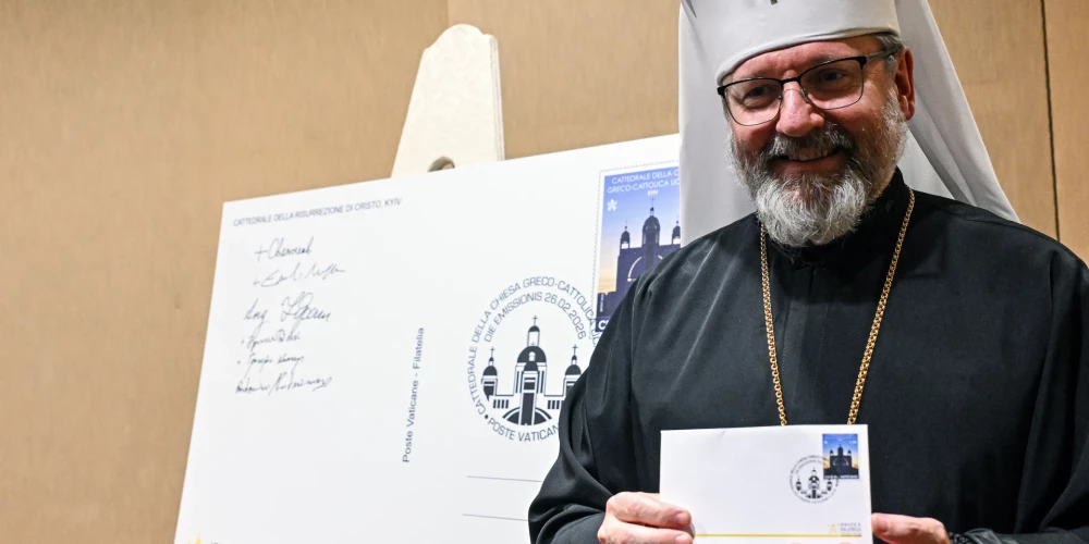 Vatikāns laiž klajā pastmarku ar Kijivas katedrāli. 