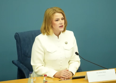 Ministru prezidente Evika Siliņa.