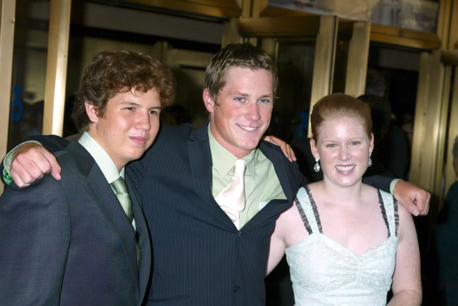 Martina Šorta bērni Henrijs, Olivers un Ketrīna 2006. gadā.