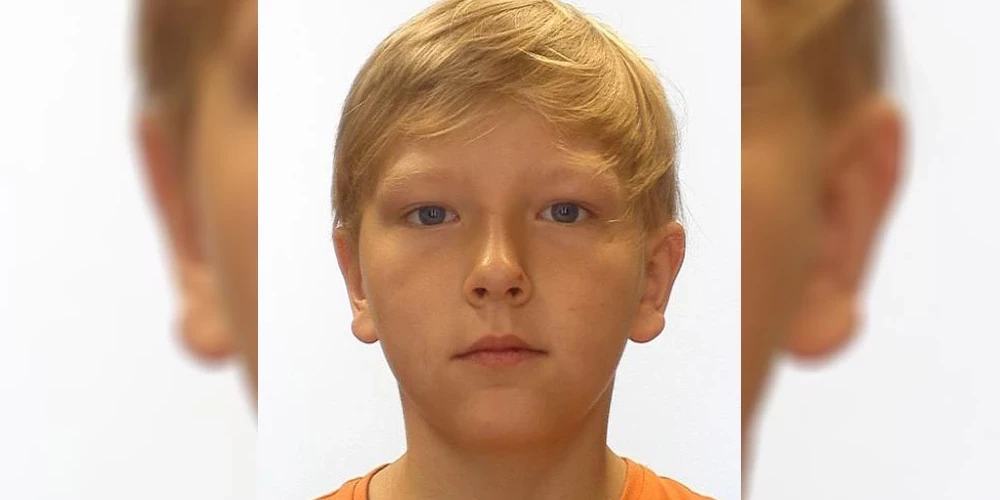 Valsts policija meklē bezvēsts prombūtnē esošo nepilngadīgo Rinaldu Kvēpiņu.