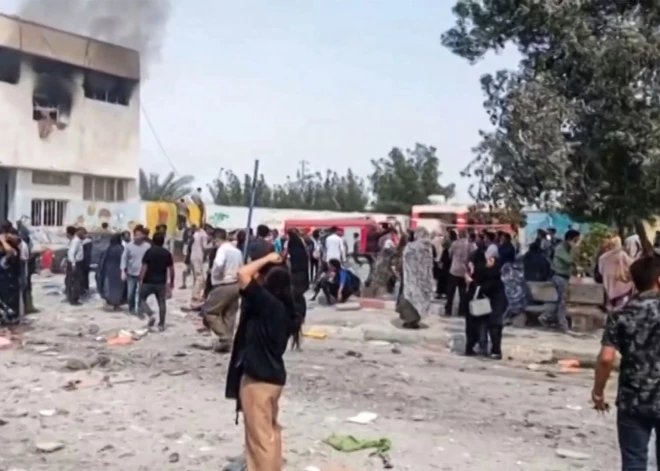 VIDEO: raķete trāpījusi meiteņu pamatskolai Irānā – 57 cilvēki gājuši bojā. Irānas ārlietu ministrs brīdina: "Uzbrukums nepaliks bez atbildes"