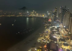 VIDEO: aculiecinieks iemūžina triecienu greznās "Fairmont" viesnīcas ēkā, Dubaijā