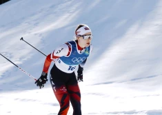 Patrīcija Eiduka paliek 0,05 sekundes Pasaules kausa sprinta pusfināla