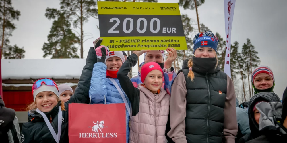“S!-Fischer 2026” ziemas skolēnu distanču slēpošanas čempionāta trešais posms Fischer slēpošanas centrā.