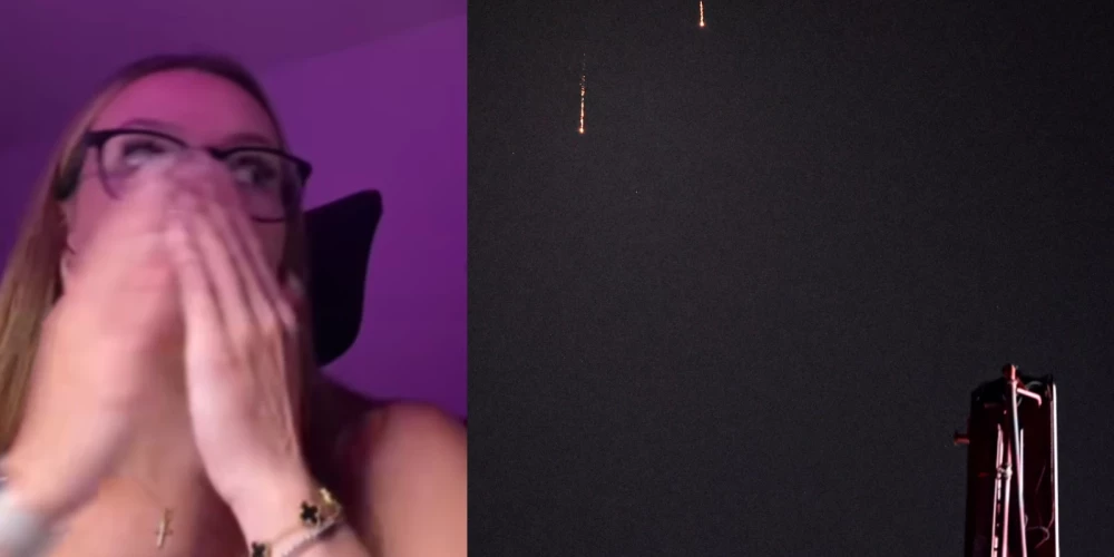 1. martā redzams, kā Dubaijā tiek pārtvertas raķetes. 