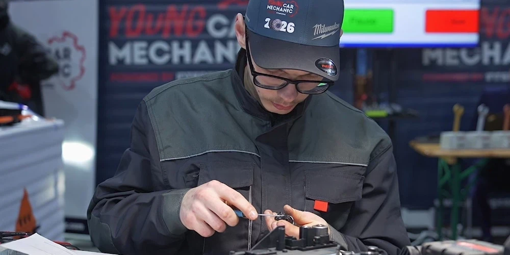 Финал конкурса молодых автомехаников в Кипсале длился два дня.