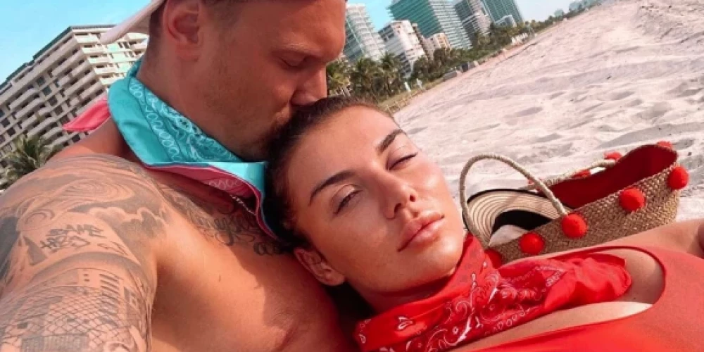 Jānis Timma un Anna Sedokova (ekrānuzņēmums no "Instagram")