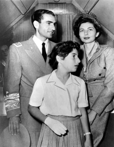 Irānas Šahs Mohammads Rezā Pehlevī ar sievu Soraju.