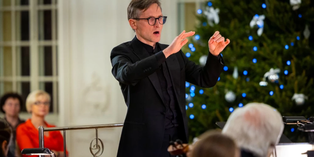 Diriģents Modests Barkausks (foto: Jānis Vecbrālis)