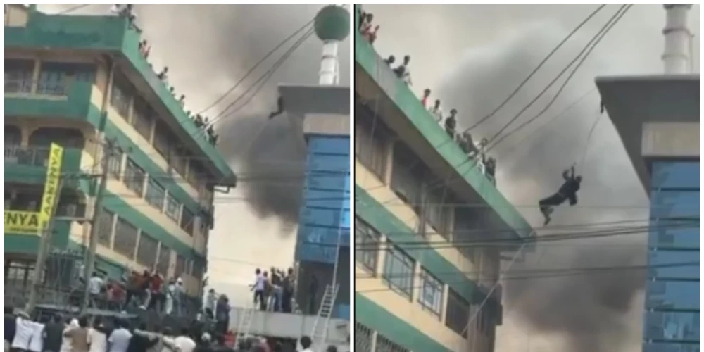 Kenijā novēroti dramatiski skati.