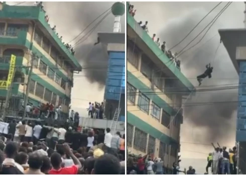 Kenijā novēroti dramatiski skati.