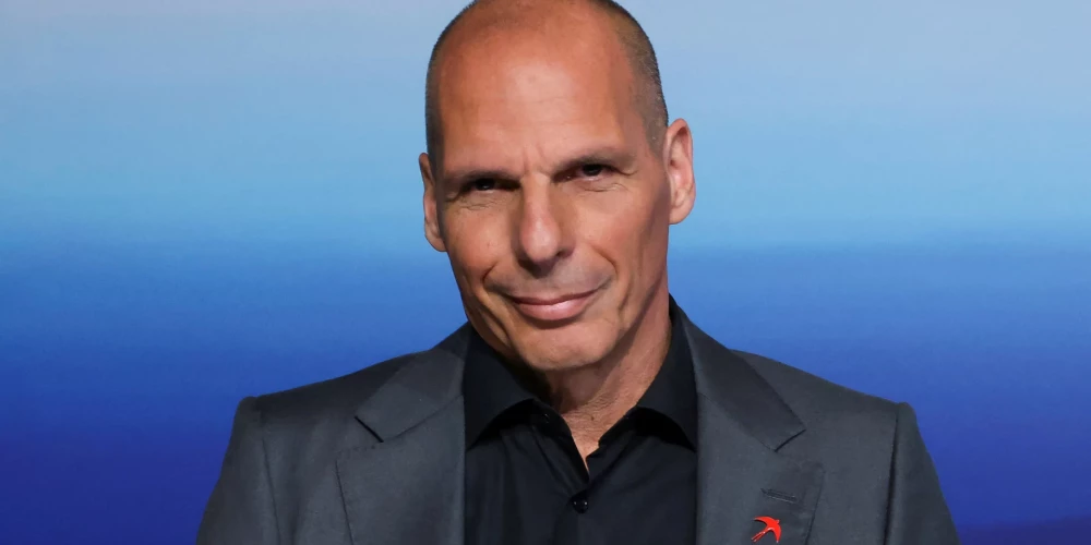 Grieķijas kreisā spārna politiķis Janis Varufakis.