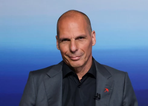 Grieķijas kreisā spārna politiķis Janis Varufakis.