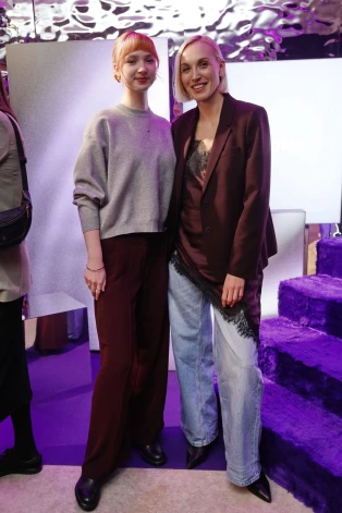 Kristīne Virsnīte kopā ar meitu Amēliju.