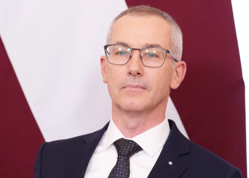 Посол Латвии в Израиле Гинтс Серафинович.