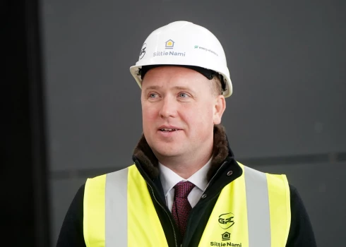 Министр экономики Виктор Валайнис.