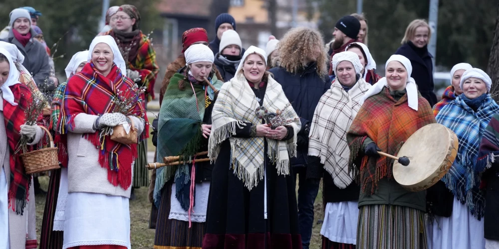 Arkādijas parkā sagaida Lielo dienu, 2025. gads.