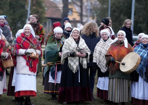 Arkādijas parkā sagaida Lielo dienu, 2025. gads. 