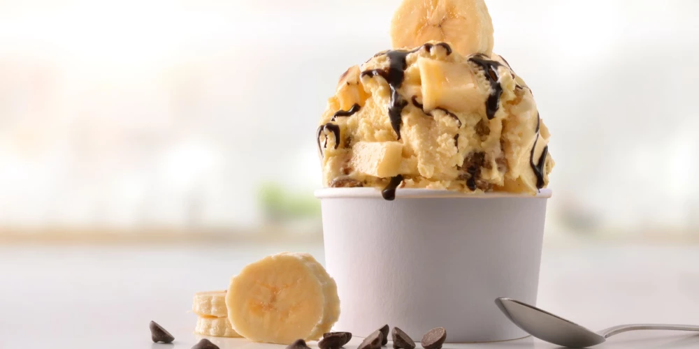 Ideja pārāk gatavu banānu apēšanai.