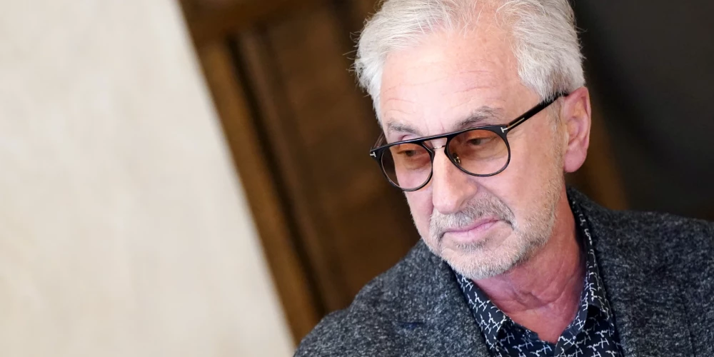 Latvijas Teātra darbinieku savienības valdes priekšsēdētājs Ojārs Rubenis. 