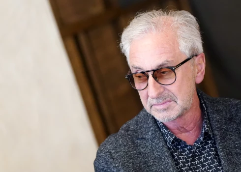 Latvijas Teātra darbinieku savienības valdes priekšsēdētājs Ojārs Rubenis. 