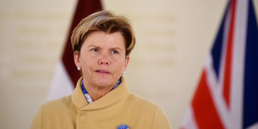 Министр иностранных дел Латвии Байба Браже.