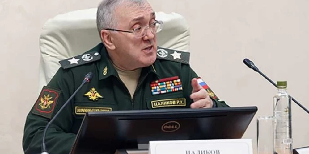 Ruslans Calikovs ir viens no vairākiem arestētajiem 2024. gada maijā atlaistā Krievijas aizsardzības ministra Sergeja Šoigu vietniekiem (ekrānuzņēmums no "X")