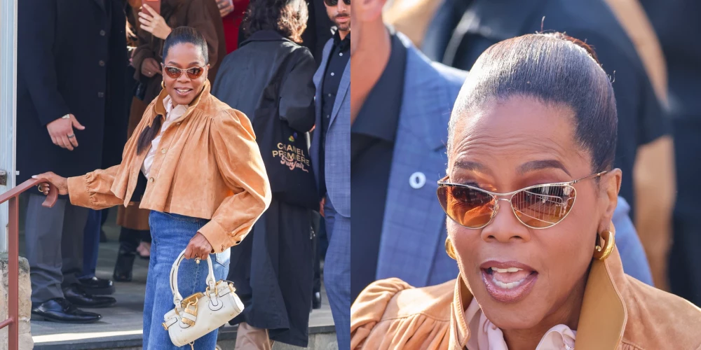 72-летняя Опра Уинфри на показе Chloe выглядела очень стильно.