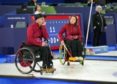 Ratiņkērlingisti Rožkova/Lasmans cieš trešo neveiksmi paralimpisko spēļu turnīrā